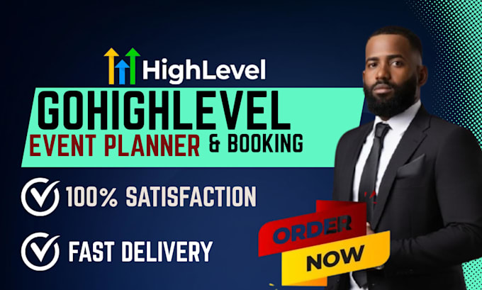 build ghl event booking and event management website