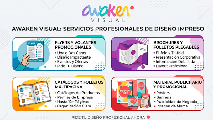 design a professional corporate brochure, catalog, or flyer