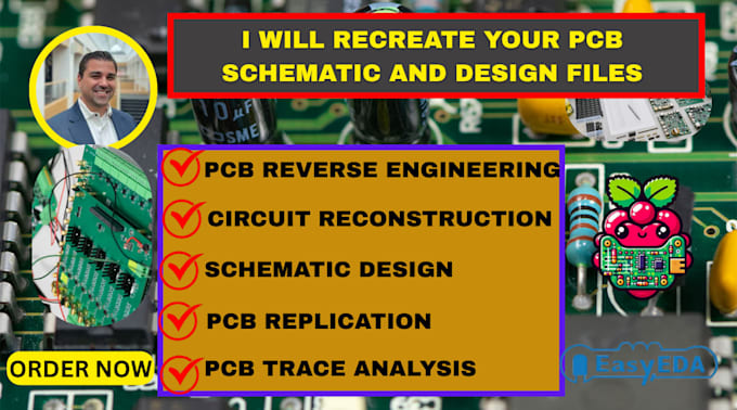 make pcb design pcb layout and circuit schematic pcb reverse