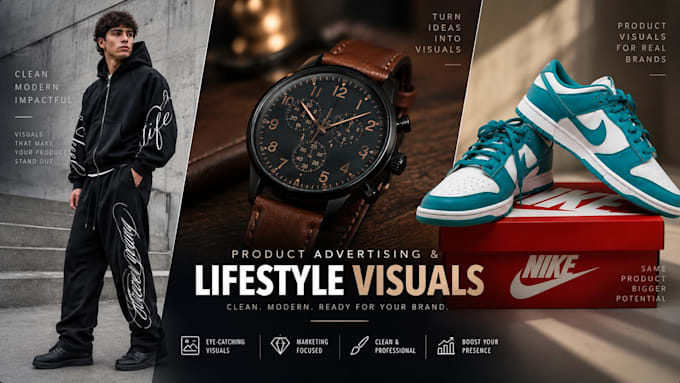 create product advertising and lifestyle visuals