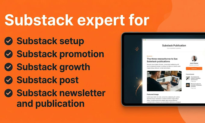 do substack setup substack promotion substack growth substack newsletter post