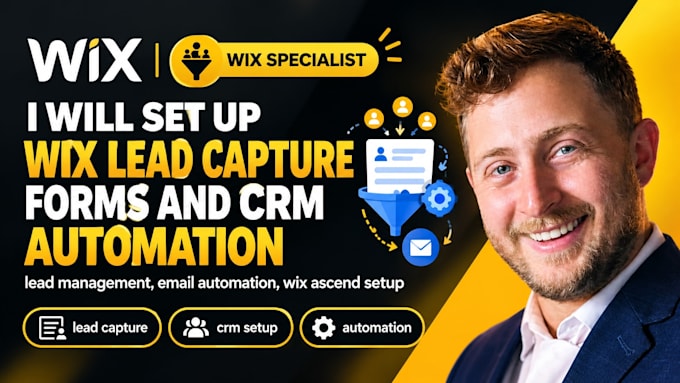 set up wix lead capture forms, email automation wix workflow wix mailchimp