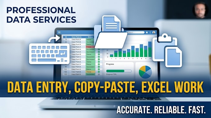 do accurate data entry and copy paste work