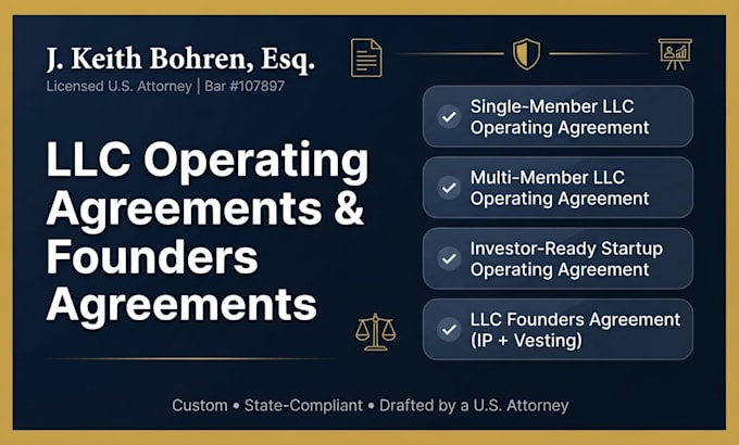 draft a robust multi member llc operating agreement