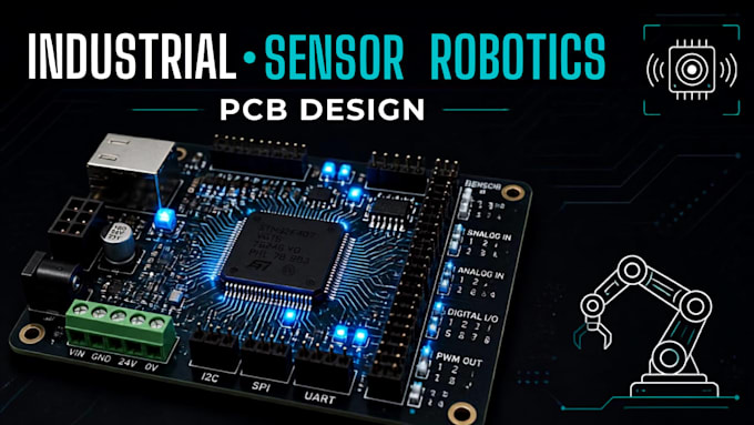 design, review manufacture your industrial control robotics pcb schematic jlcpcb