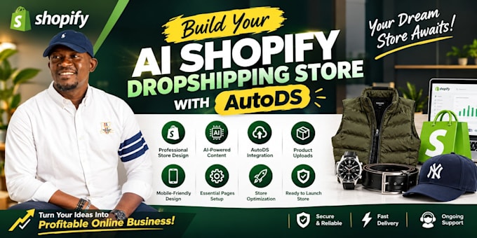 build an ai shopify store with autods