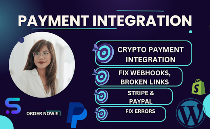 integrate secure payment gateways and fix webhook errors for web app, websites