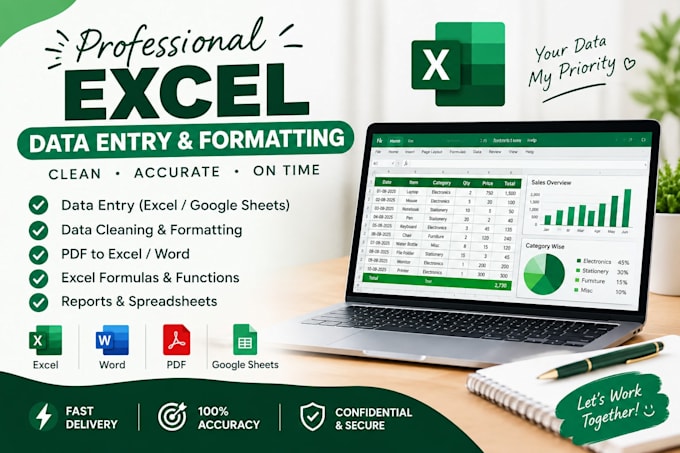 create an excel sales report and perform basic sales analysis