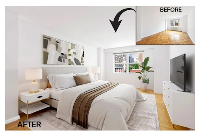 do real estate virtual staging and home digital staging