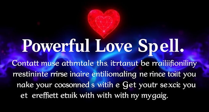 cast love spell for you