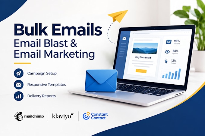 send bulk emails, email blast and email marketing campaign