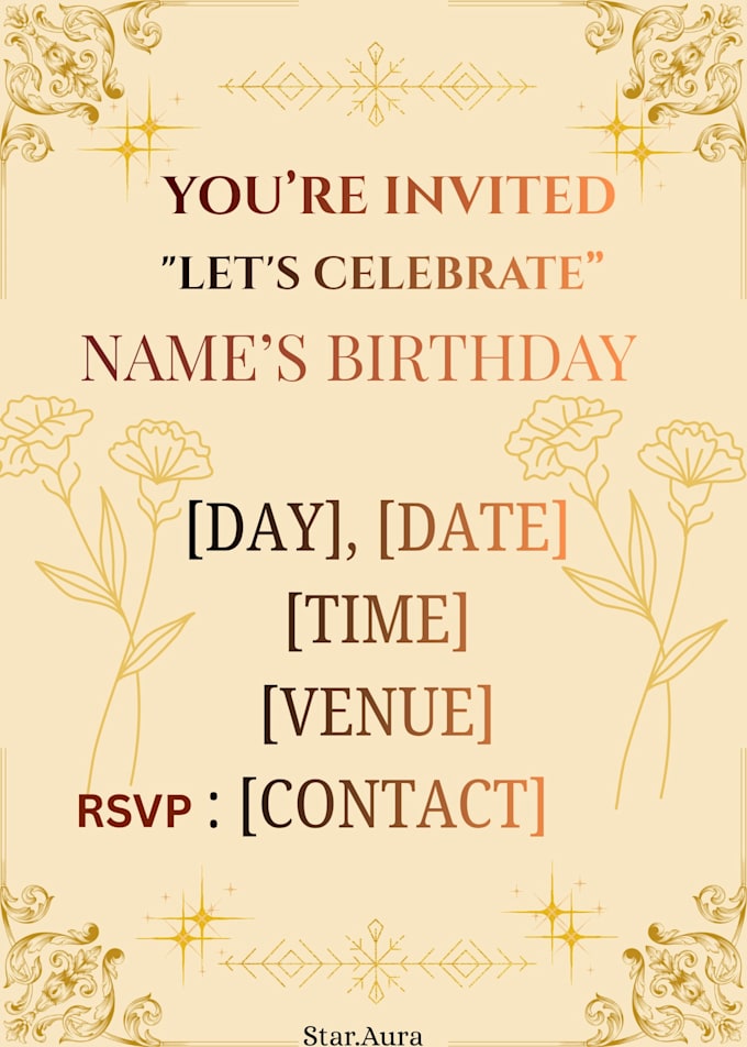 create a unique invitation cards