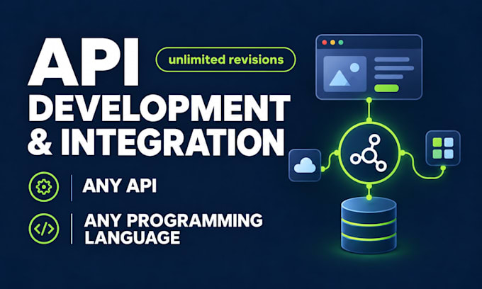 integrate or develop any API