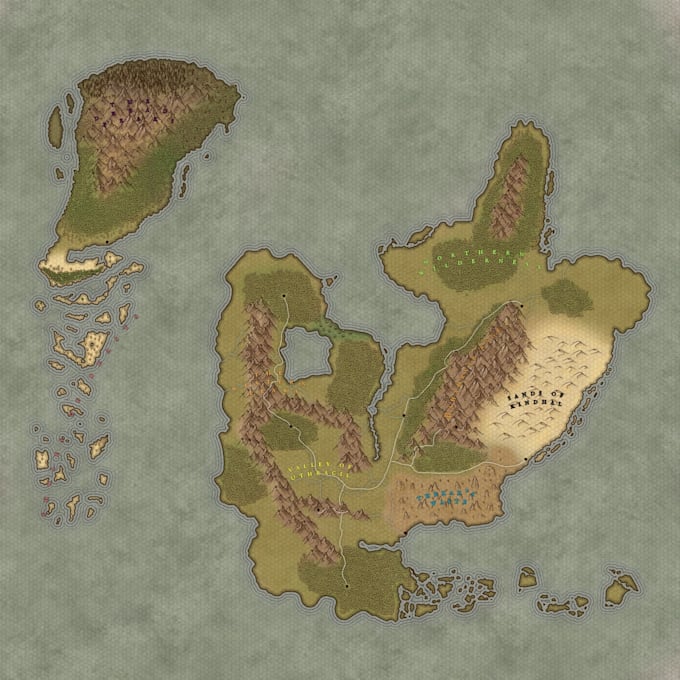 create a world map for your ttrpg or novel