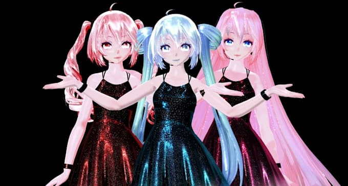 completely fix, rig and convert your model 3d for mmd, blender, unity, vrchat