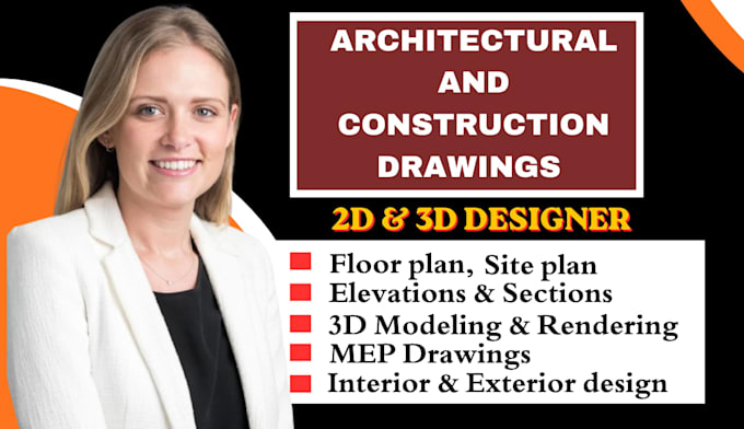 be your US, UK architect and provide architectural and construction drawing sets