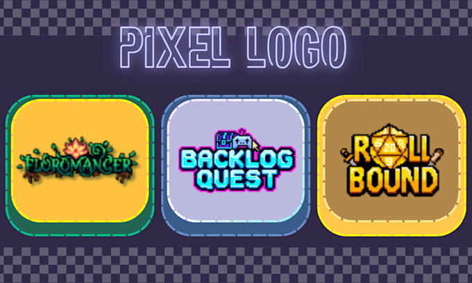 design a pixel art logo for you