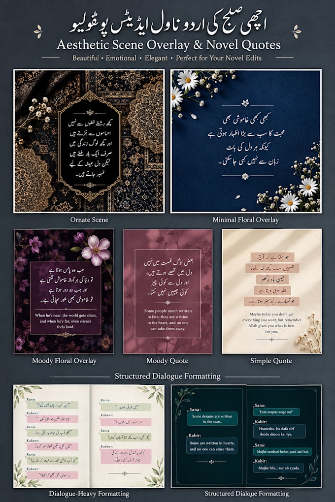 do professional urdu novel editing proofreading and typography