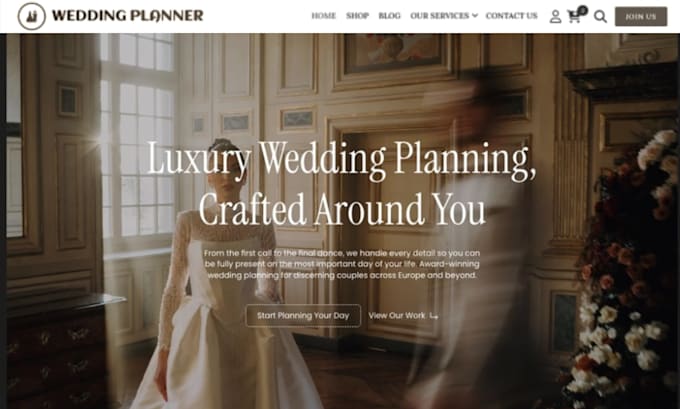 build squarespace wedding planner website event planning website bridal website