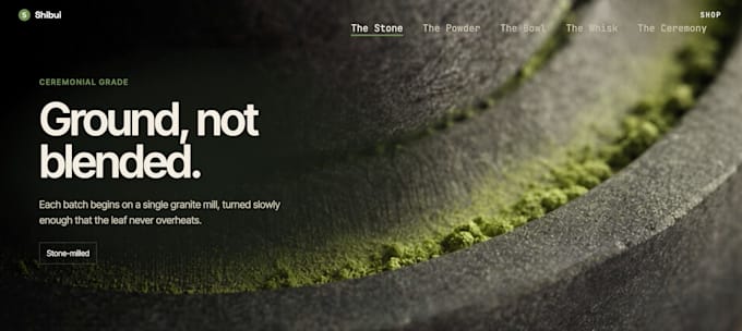 design a custom website with ai generated cinematic visuals