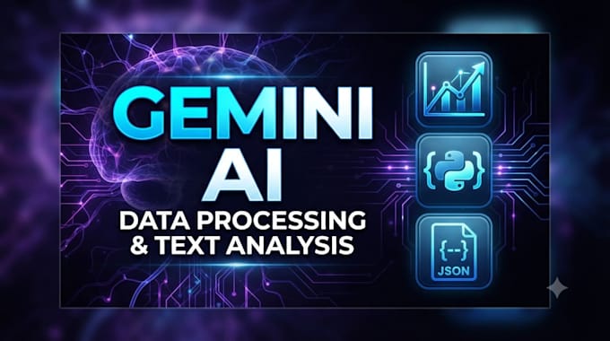 integrate gemini ai for automated data processing and text analysis
