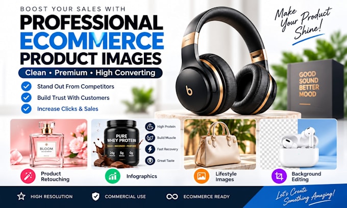 create high converting ecommerce product images for your online store