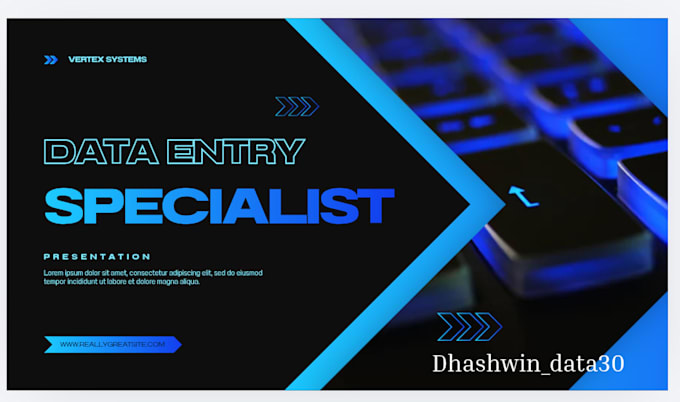 do virtual assistant excel data entry and data typing