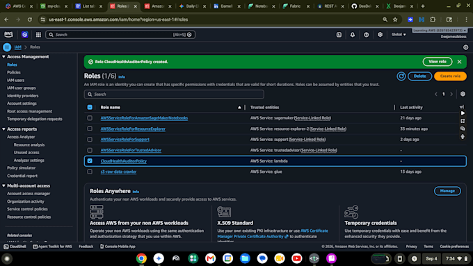 perform an AWS cloud security audit and fix iam vulnerabilities