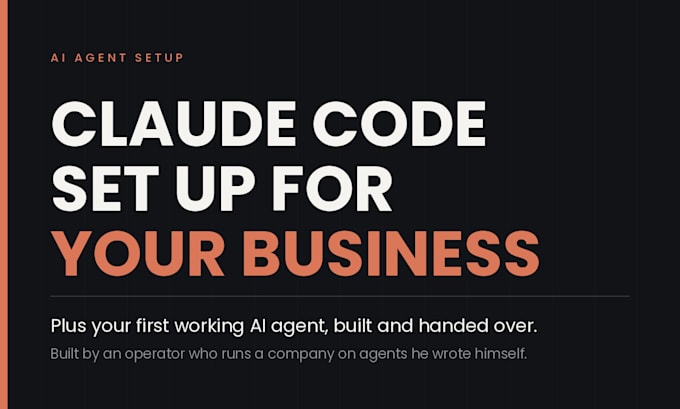 set up claude code and build your first ai agent