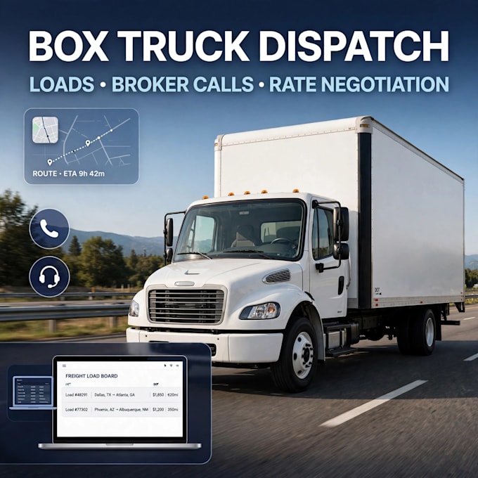 provide professional dispatch services for box trucks
