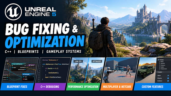 fix bugs optimize performance or refactor code in unreal engine 5