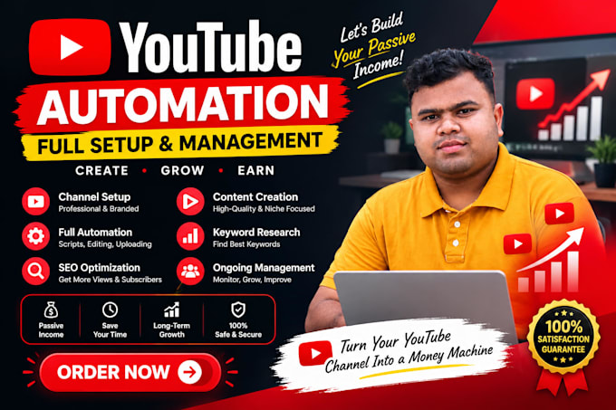create and manage a profitable youtube automation channel
