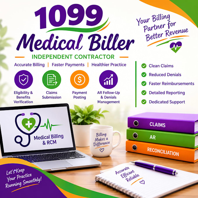 work as your 1099 medical biller