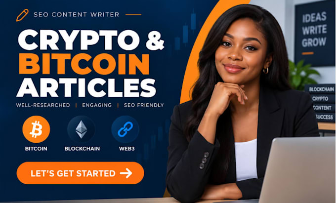 write crypto, bitcoin and blockchain articles for your website