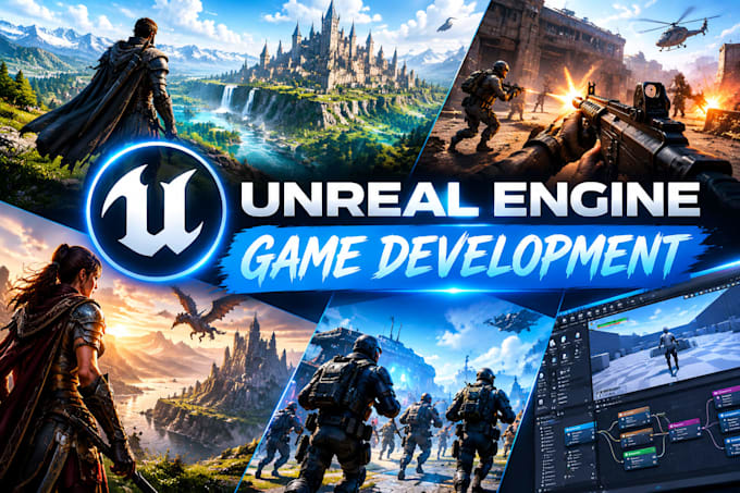 develop unreal engine 5 gameplay systems, rpg mechanics, openworld adventure fps