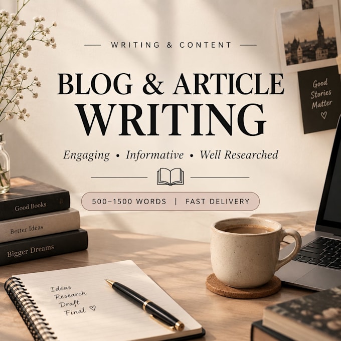 write engaging blog posts and articles