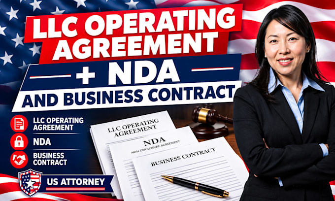 draft llc operating agreement, nda and business contract