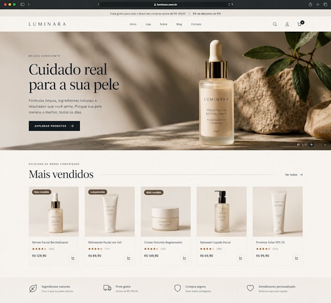 develop a website or online store