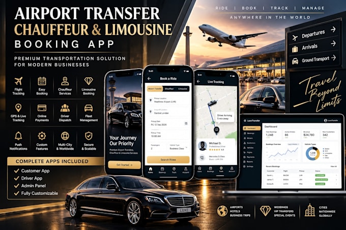 build airport transfer, chauffeur and limousine booking app