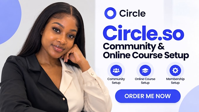 setup circle so circle online course circle online community circle so website