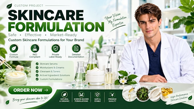 formulate skincare serum moisturizer formula skincare formulation toner formula