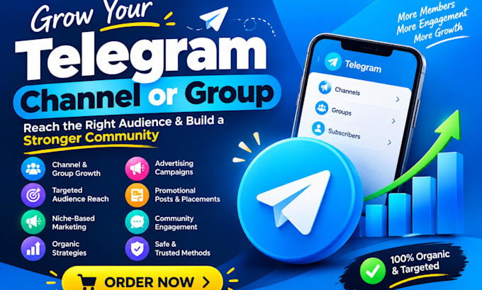 do organic telegram promotion telegram channel tg ads to gain real follower