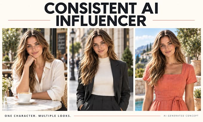 create realistic consistent ai influencers for brands and social media