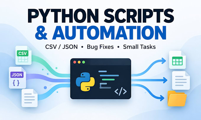 write python scripts to automate tasks and process files