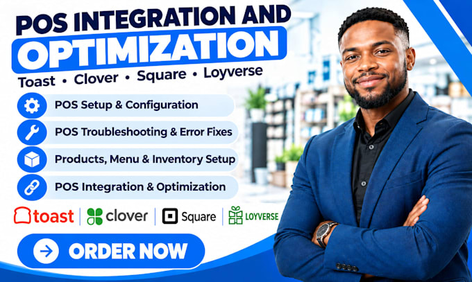toast pos clover pos square pos loyverse pos integration and optimization