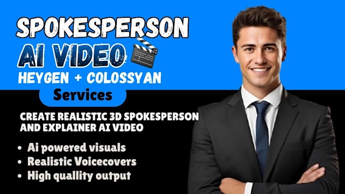create ai spokesperson videos and explainers using heygen and colossyan