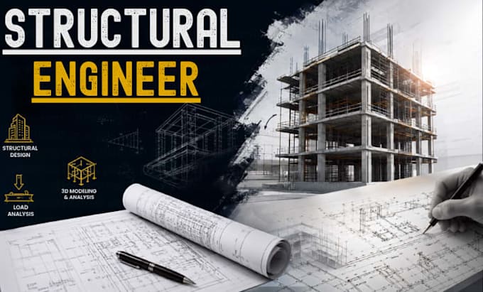 be your structural engineer for structural drawing design and load analysis