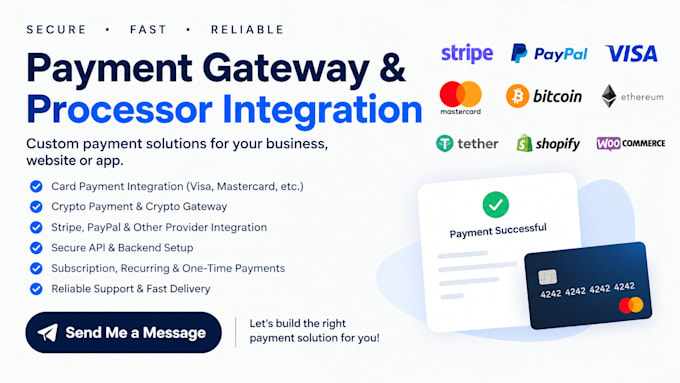 setup payment processor solution, independent and autonomous payment processor
