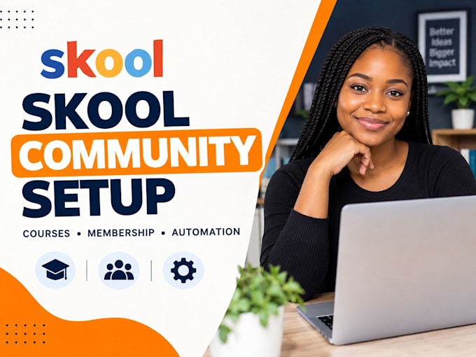 set up your skool community, courses and membership