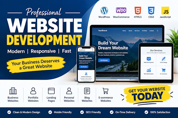 provides the website development services